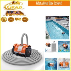 2025 Pool Vacuum Cleaner Suction Side Wall-Climbing Inground & Above-Ground w…