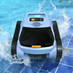 Cordless Pool Cleaner Vacuum Self-Parking Cleans Floor Wall & Waterline 180 Min