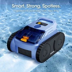 Seauto SAT20-P Cordless Robotic Pool Cleaner w/180Mins Wall & Waterline Cleaning