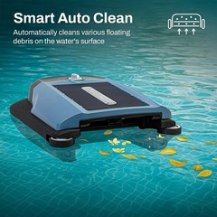 Betta Flex Solar-Powered Robotic Pool Surface Skimmer (Blue)