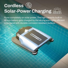 Betta Flex Solar-Powered Robotic Pool Surface Skimmer (Blue)