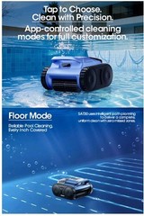 NEW Pool Vacuum Robot for Inground & Above Ground Pools up to 2150 Sq. Ft w/APP