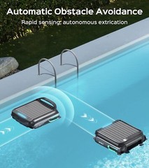 WYBOT F1 Solar Powered Robotic Pool Cleaner Pool Surface Skimmer Robot App A