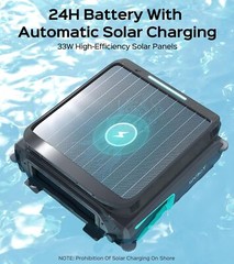 WYBOT F1 Solar Powered Robotic Pool Cleaner Pool Surface Skimmer Robot App A