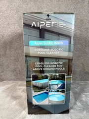 Aiper Scuba ZT2001 Cordless Robotic Cleaner White 800W for Above-Ground Lot of 2