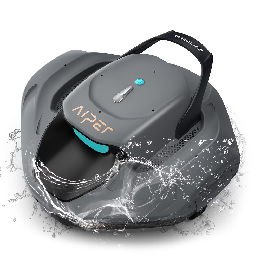 Cordless Robotic Automatic Pool Cleaner, Pool Vacuum for Above Ground Pools